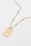 Stainless Steel 18K Gold-Plated Necklace