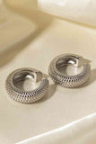 Scale Stainless Steel Cuff Earrings